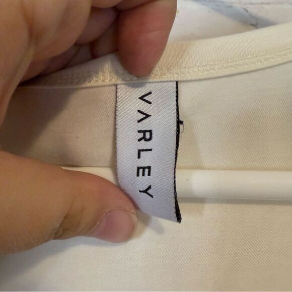 Varley Long Palmer Tank Top Eggnog size large - Picture 5 of 6